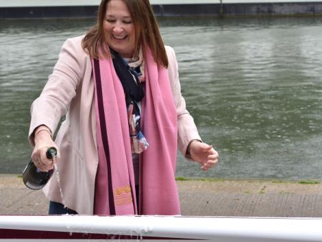 Joanna Woodings naming The Lady Joanna